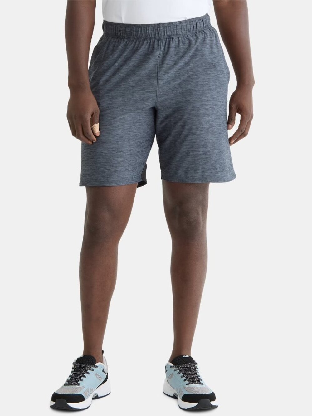Athletic Works Men's Jersey Knit Shorts Size Small 9" Inseam Greystone Grey